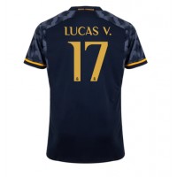 Pánský Fotbalový dres Real Madrid Lucas Vazquez #17 2023-24 Venkovní Krátký Rukáv